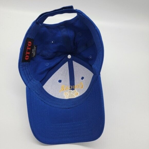 Otto Brand Hat Blue Cougar TD Trucker Cap Adjustable Strap One Size Fits Most - Picture 5 of 6